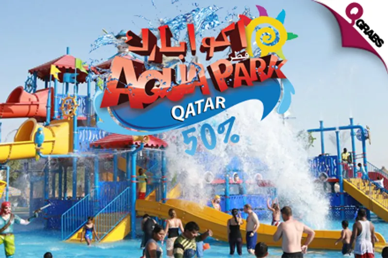 For QR50 escape the last of summer’s heat and splash your way into a day of water-filled adventures at Aqua Park! (QR100 Value)